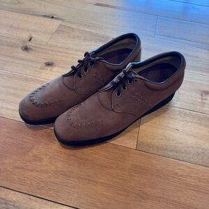 Vibram Men's Casual Brown Lace-Up Shoes
